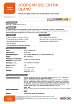Joordan S30 Satin extra blanc