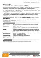 Fiche technique Aqualine Evo Mat Unikalo — page 2