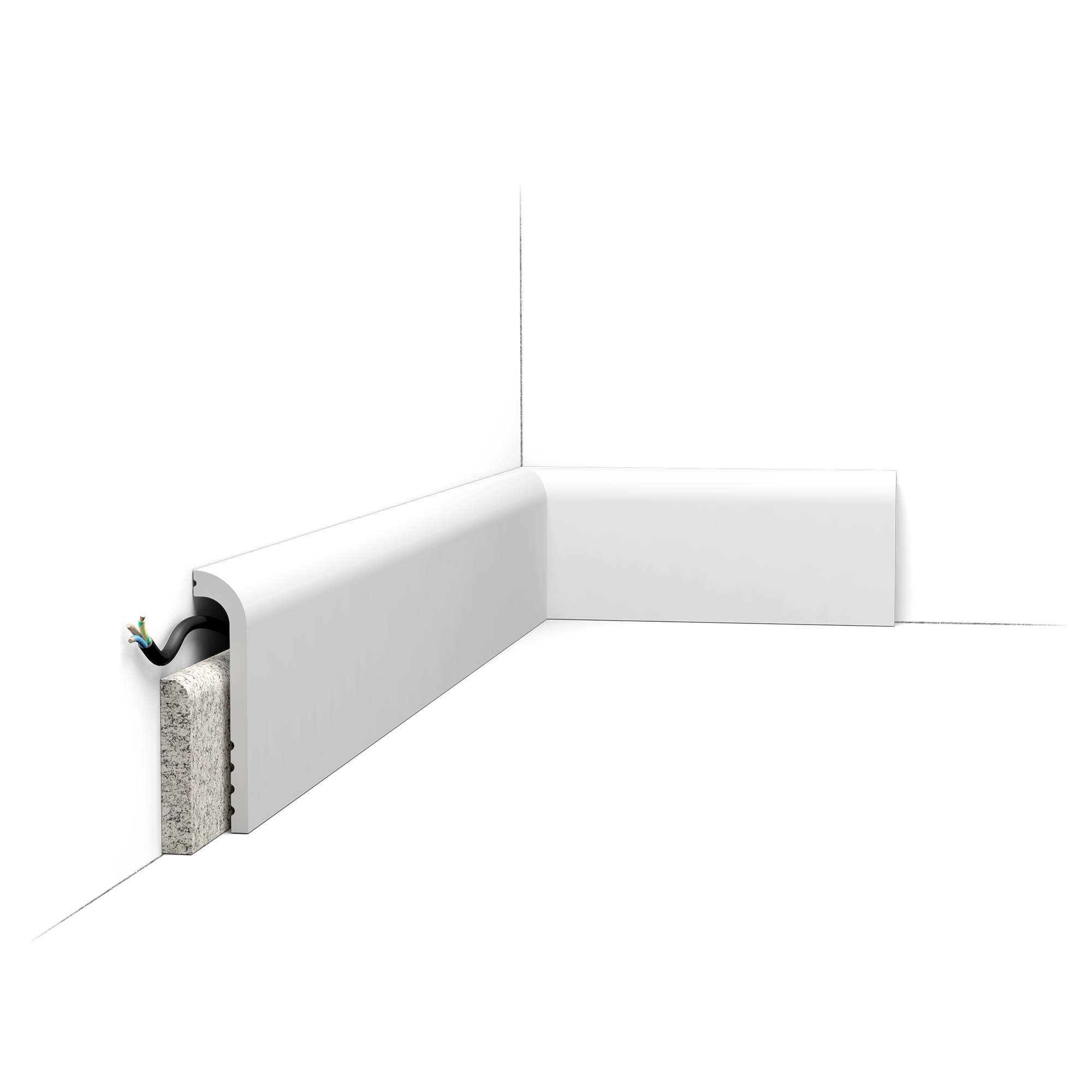 SX185 ORAC Plinthe - 2000 x 25 x 120 mm